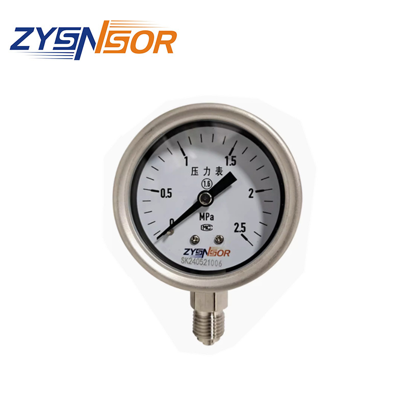 ZYSNSOR 全钢耐震压力表 表径60MM G1/4 量程轴向径向可定购