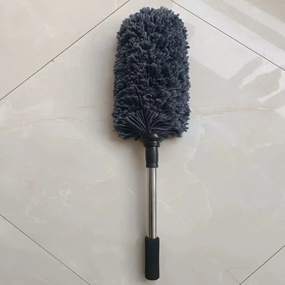 Feather Duster Dust Removal and Car cleaning tools - medium-round-duster-retractable-43-63cm