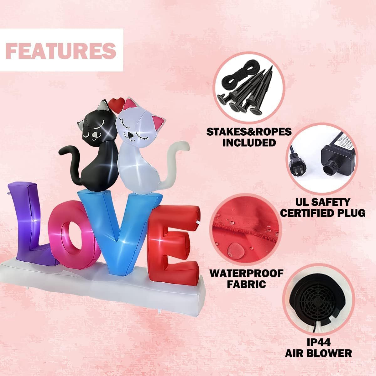 B-6FT Valentine Love Letters w