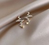 Retro earrings from pearl with tassels, silver needle, European style, wholesale