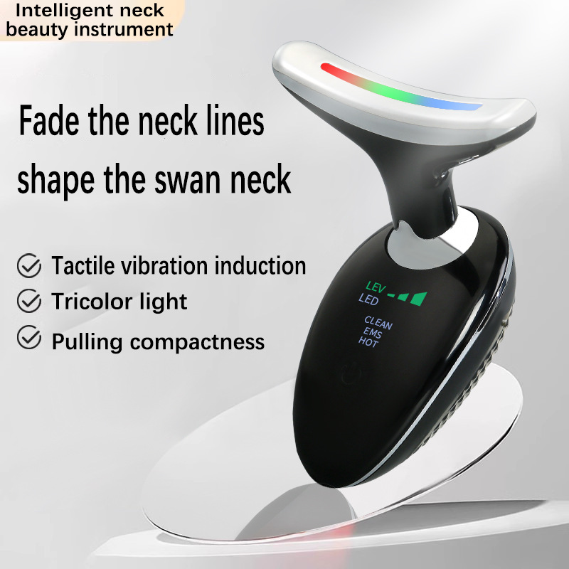Household Beauty Neck Device | Neck Beauty Massage Tool | Anti-Wrinkle, Lifting, and Nasolabial Fold Reduction Beauty Face-Slimming Device | Ion-Infusion Machine