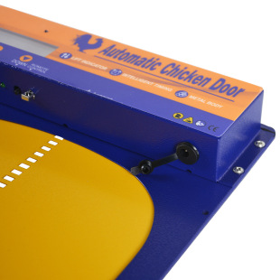 Factory Direct Solar remote control automatic light sensing chicken house door timing automatic lifting door Blue pet household chicken