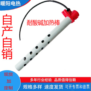 Industrial electroplating tank heating tube single head quartz heating tube acid and alkali resistant liquid heating rod anti-corrosion heater