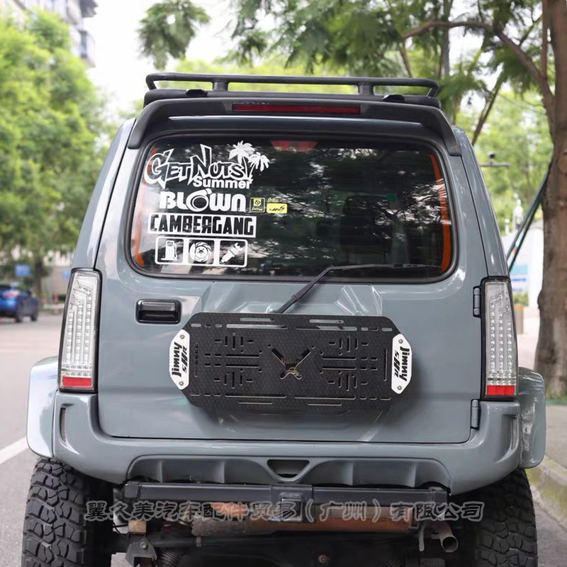Suitable for Suzuki Jimny Tail Wing Jimny Modified Punch-Free Top Wing with Light Fixed Wing 2007-2018