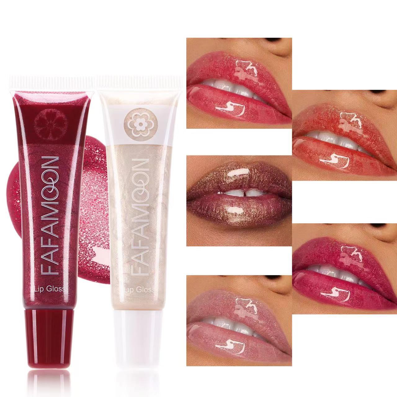 Mirror Liquid Paint Lip Honey Pearlescent Thin Glaze Lip Glaze Moisturizing Lip Lip Gloss Lipstick Makeup Cross Border FAFAMOON_voghion.com