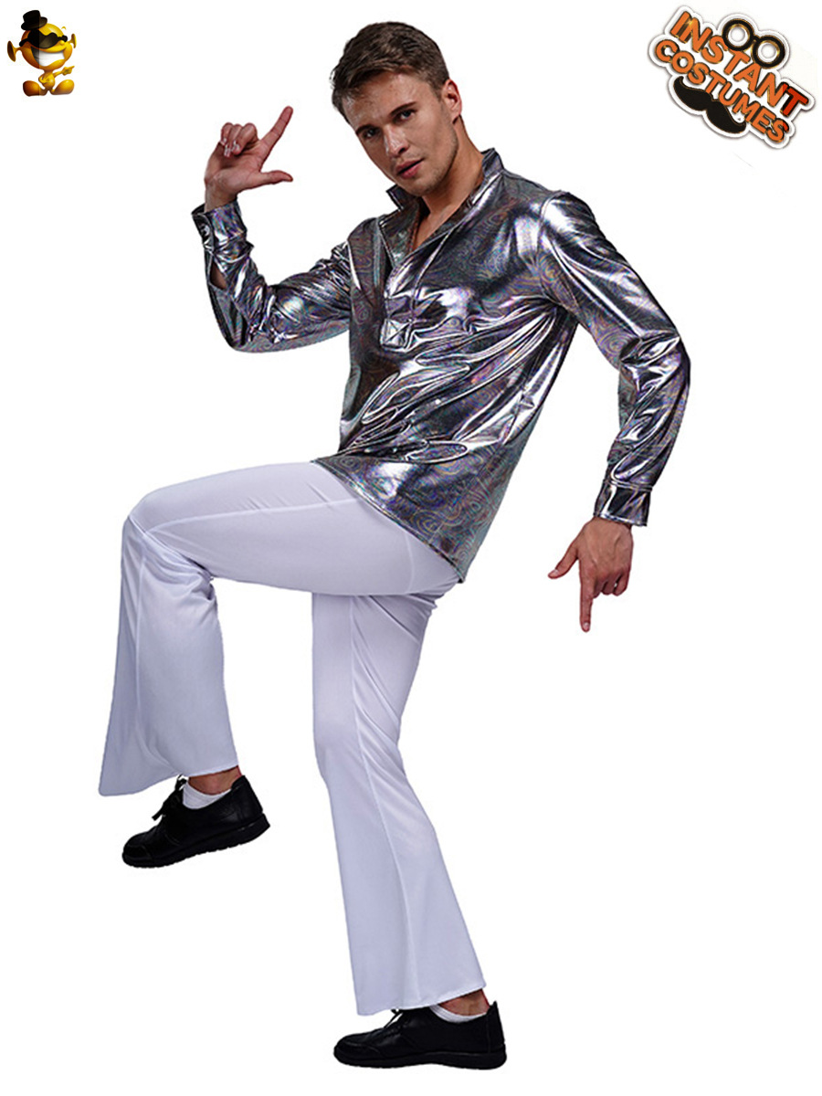 Adulto Halloween Europa y América Retro Moda 70 Disco Hip Hop Retro Juego de rol Trajes de fiesta