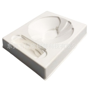 Paper Pulp Molded Packaging Dry and Wet Lined Paper Tray Fixed Model Customized Biodegradable Packaging Box Paper Tray