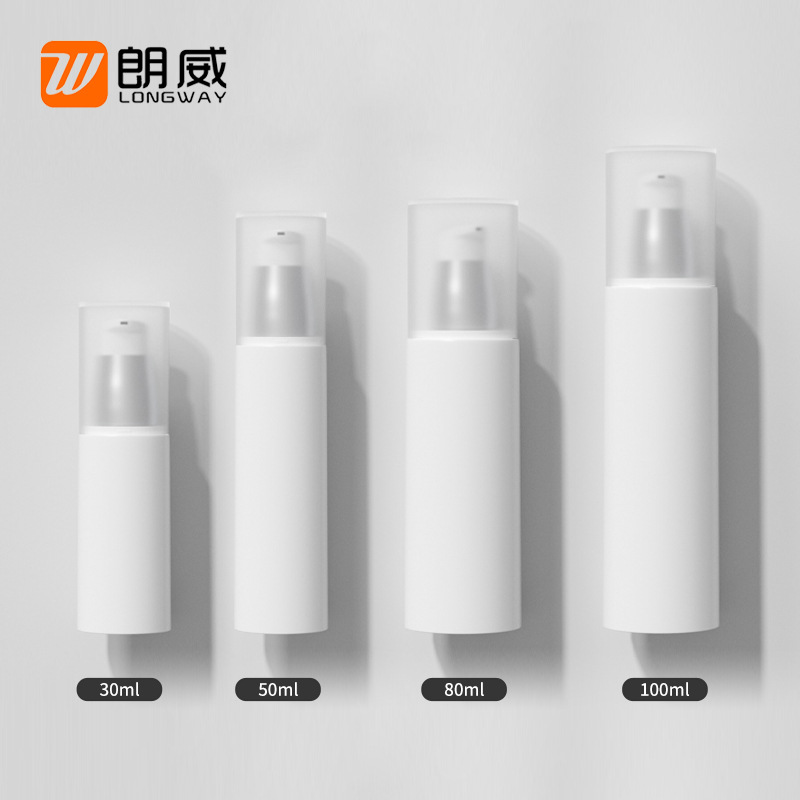 30-100mL botella de loción de vacío de escritorio blanco viaje portátil sub-botella cosmética botella vacía