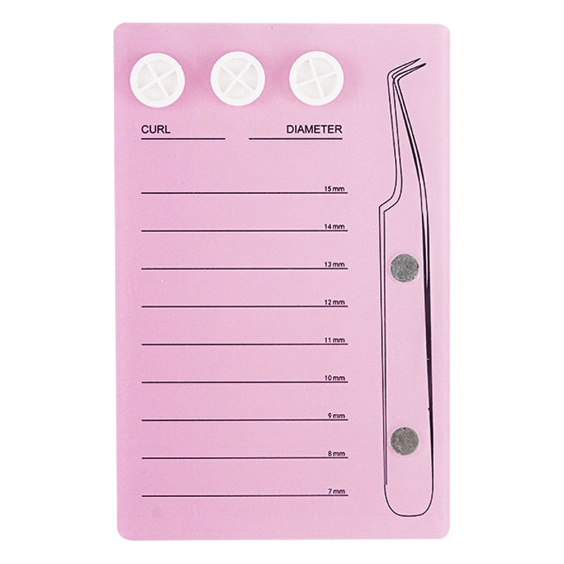 Grafting eyelash tweezers magnetic eyelash plate acrylic eyelash scale plate hair plate beauty eyelash magnetic suction hair table