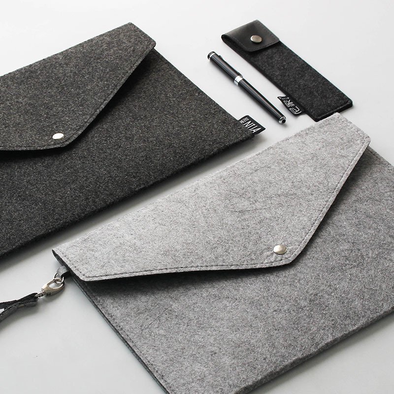 Simple felt file bag suitable for Apple Tablet iPad storage bag protective bag computer liner bag customizable Simple felt file bag suitable for Apple Tablet iPad storage bag protective bag computer liner bag customizable