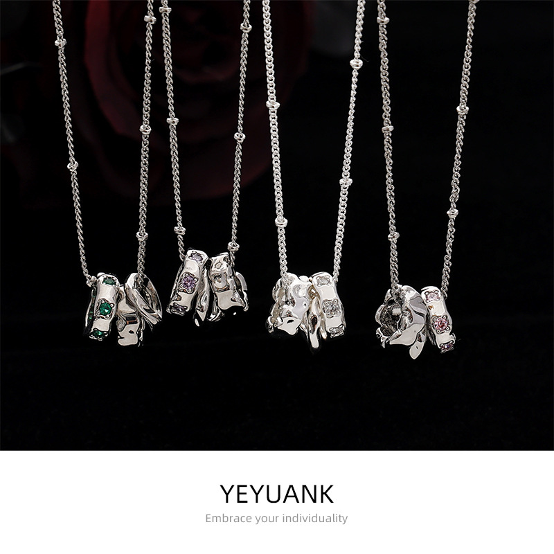 Fashionable brand long elegant design ring