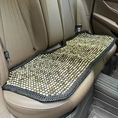 Cool pad: Single Piece Summer Breathable Hand - bodhi-hand-hook-edge-breathable-layer-rear-three-seat-bench-solid-colorblack-mesh-flower-beads