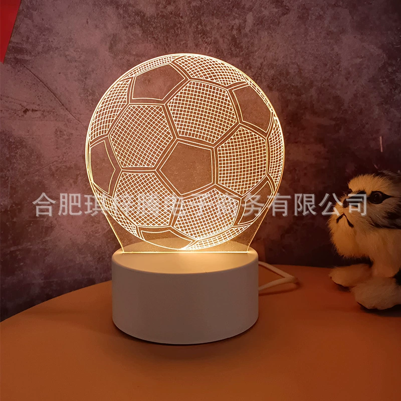 Ins Creative warm soft light bedside Creative Night Light Decoration Music Ack Lights 3D Night Light Wholesale