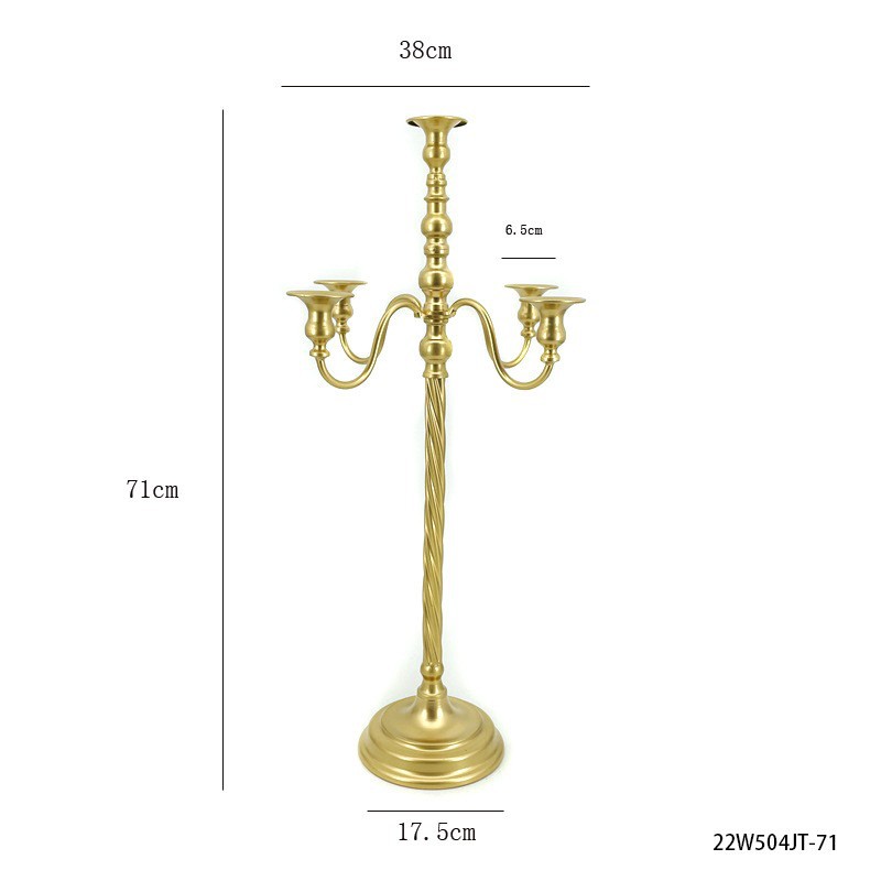 Transfronterizo hierro candelabro decoración hotel boda props ins vela Copa hogar sala de estar decoración de metal titular de la vela