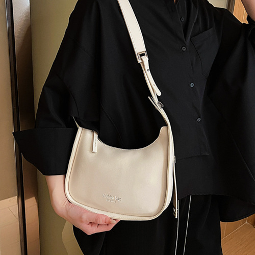 French niche small handbags for women, trendy, high-end, stylish, versatile women's bags, simple and casual shoulder and underarm bags