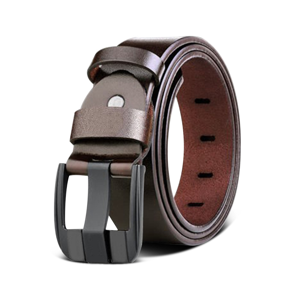 cinturón de hombre cinturón de aguja cinturón de cuero de vaca cinturón de negocios cinturón de cuero pu cinturón al por mayor [enviar perforador]