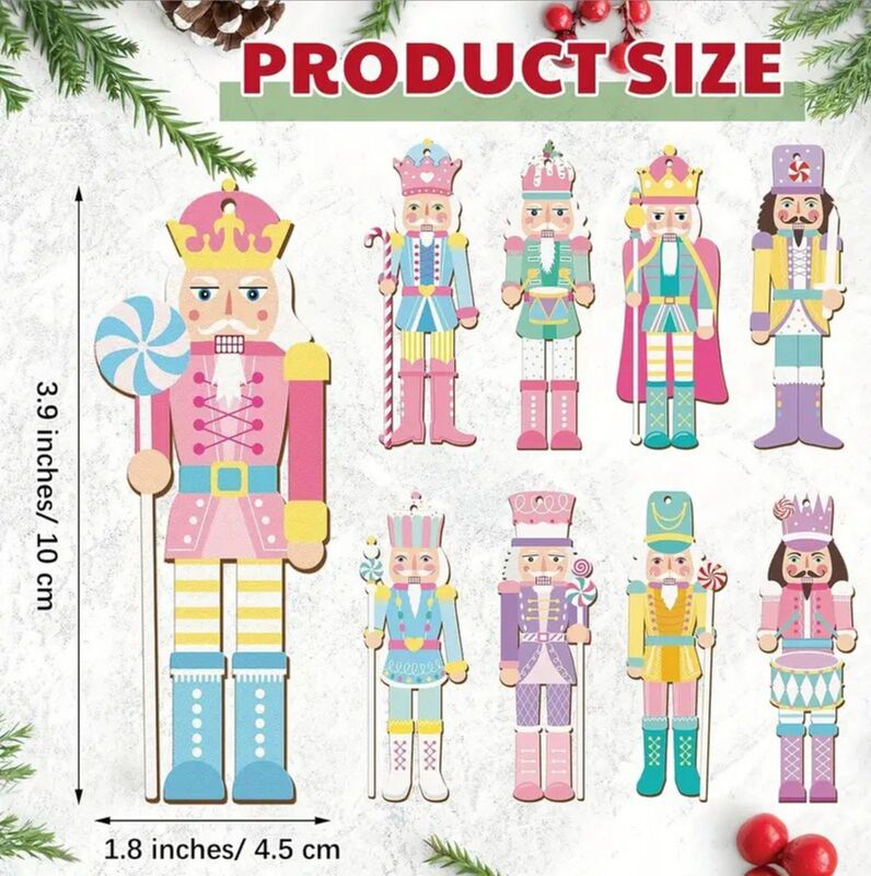クロスボーダー新しいクリスマスツリーディッカイアント装飾品ディカイアントクリスマス木製吊り下げ装飾品クリスマスパーティーの装飾|undefined