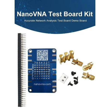 Набор тестовых плат NanoVNA Тестовая плата для векторного сетевого анализа Регулировка демонстрационной платы Демонстрационная плата