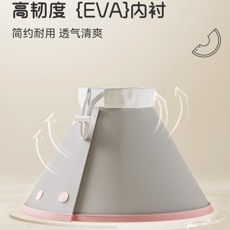 Elizabeth anillo gato esterilización anti-lamer gato collar perro cabeza cubierta profundización anti-mordedura anillo suave cubierta de la cabeza del animal doméstico collar