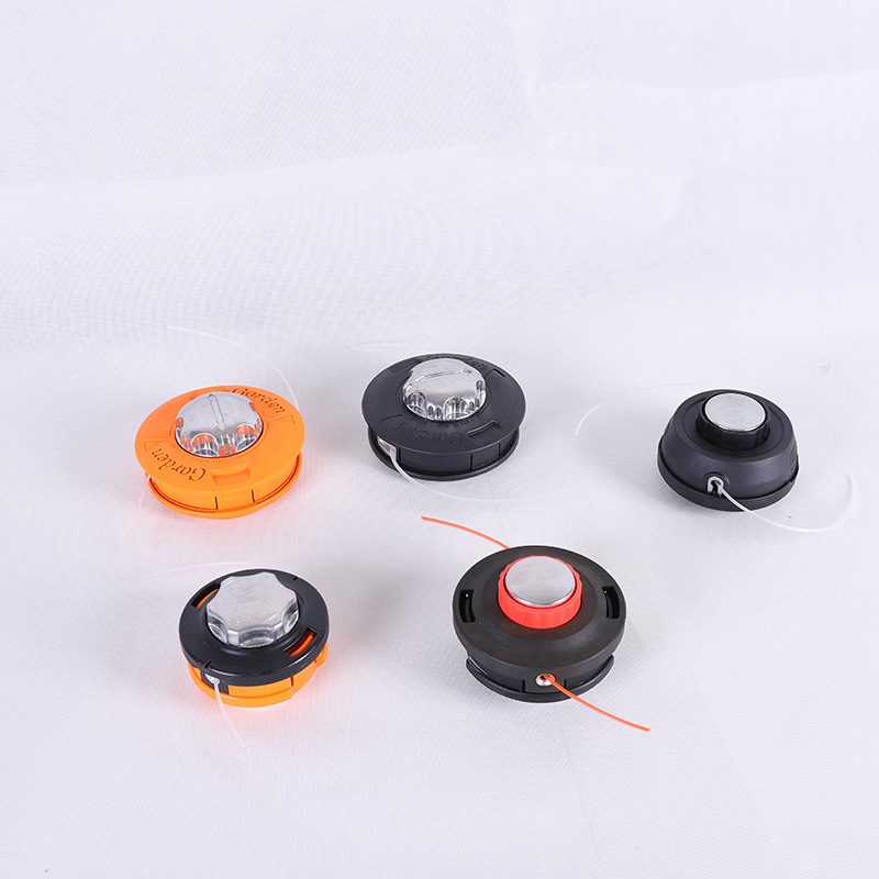 Fabricantes de cortadores de césped cuerda de nylon cadena de corte de césped cabeza de corte de césped de aluminio accesorios de jardín mayorista