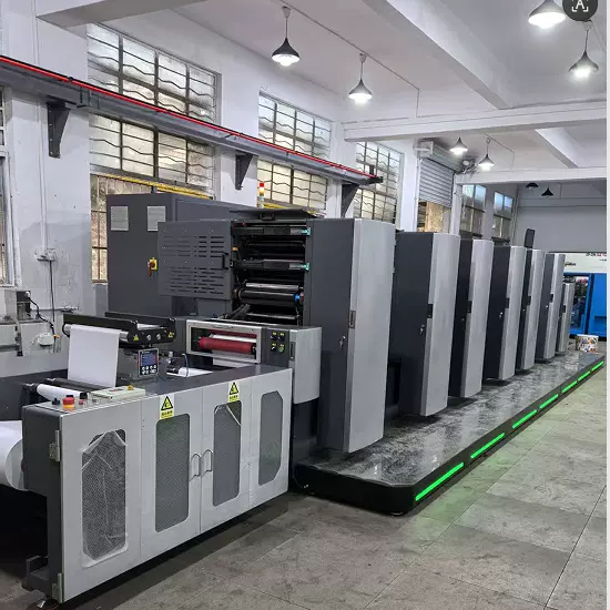 永盛  PS版商标印刷机 6+1不干胶彩色印刷机 媲美海德堡印刷机