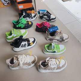 杂款潮版儿童板鞋2023秋季新款儿童低帮小白鞋轻便板鞋中大童鞋子