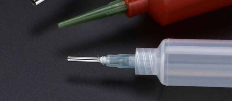 Dispensing machine accessories: American-style transparent syringe, dispensing syringe adapter/white syringe with piston adapter