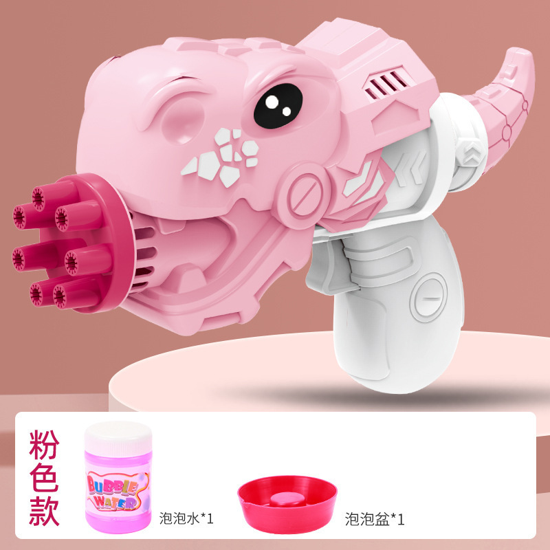 Nuevos niños automáticos de mano eléctrica astronauta pistola de burbujas para niños niñas máquina de burbujas espaciales a prueba de fugas al por mayor