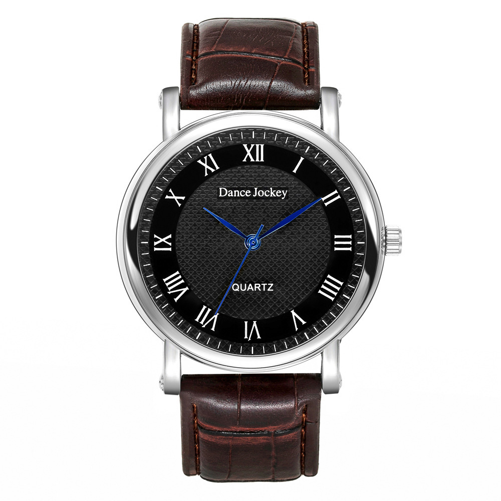 Explosions Trend Simple Fashion Set Herrenuhr Armband Uhrenbox Blue Needle Herren Business Uhr_voghion.com