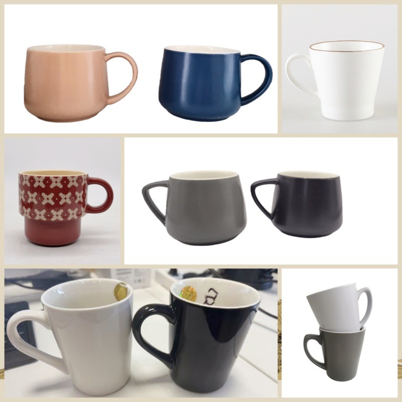 水杯定制日式简约牛奶马克杯酒店民宿杯子咖啡杯简约陶瓷杯