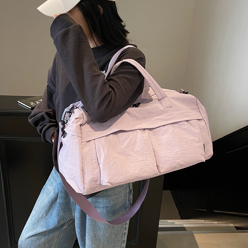 新型乾湿分離運動フィットネスバッグ女性大容量旅行バッグ男性手持ち斜め掛け短距離荷物収納袋|undefined