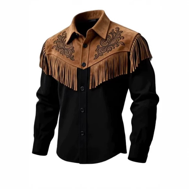 K Small Niche Design Tassel Jacket With Retro Temperament And Fashionable Top_viptrois.com