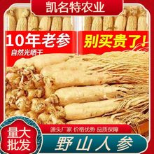馨草纲目千人参白参10年东北特产泡酒煲汤红参别直参老参王参茸
