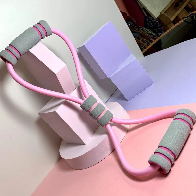 8자형 텐셔너, 페달 텐셔너, 텐션 로프, 홈 피트니스, 남녀 요가, 어깨 오픈, 등 스트레칭 도구