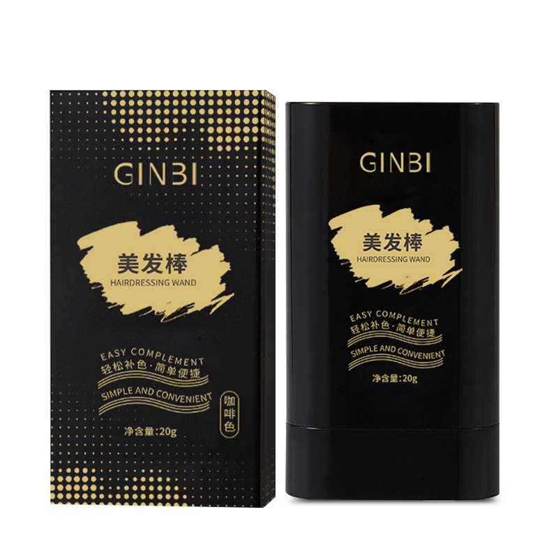 Yinmei barra de cabello con un peinado de cabello blanco natural brillante cubierto con un peinado portátil es negro colorante fabricante image 8