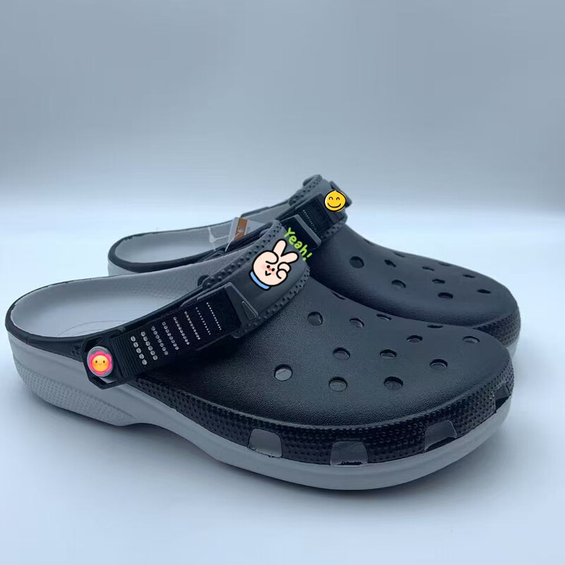 Kajia's New Model Cheetah Flat-Soled Perforated Shoes, Anti-Odor, Non-Slip, Outdoor Beach Shoes, Casual, Versatile, Comfortable, Wholesale and Dropshipping