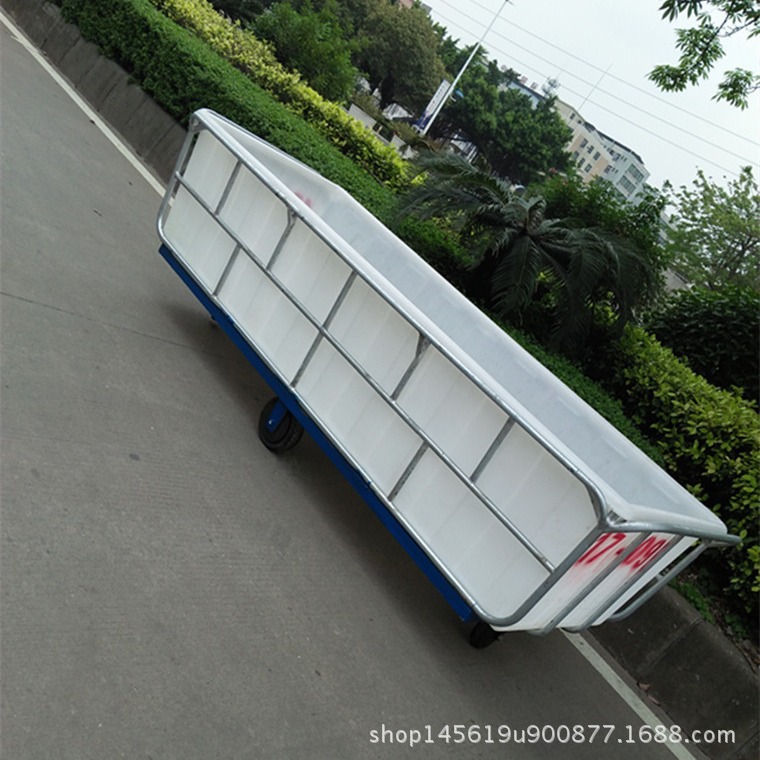 防生锈喷涂镀锌管染整推布车 /出口印染厂用多规格塑胶桶染布车