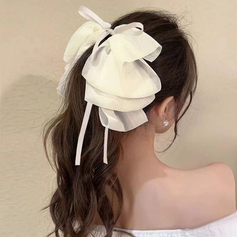 30g Weight Hair Claws Hair Accessories Type 1 Piece Quantity Daily Occasion Sweet Women's Bow Knot Cloth Hair Claws