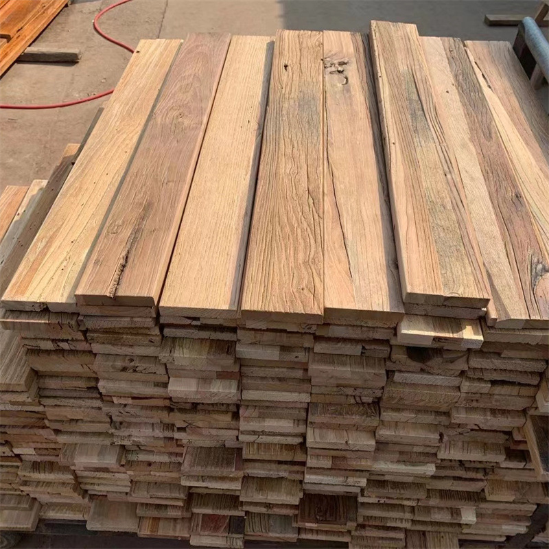 老榆木门板原木大板实木风化板复古怀旧楼梯踏板地板墙板