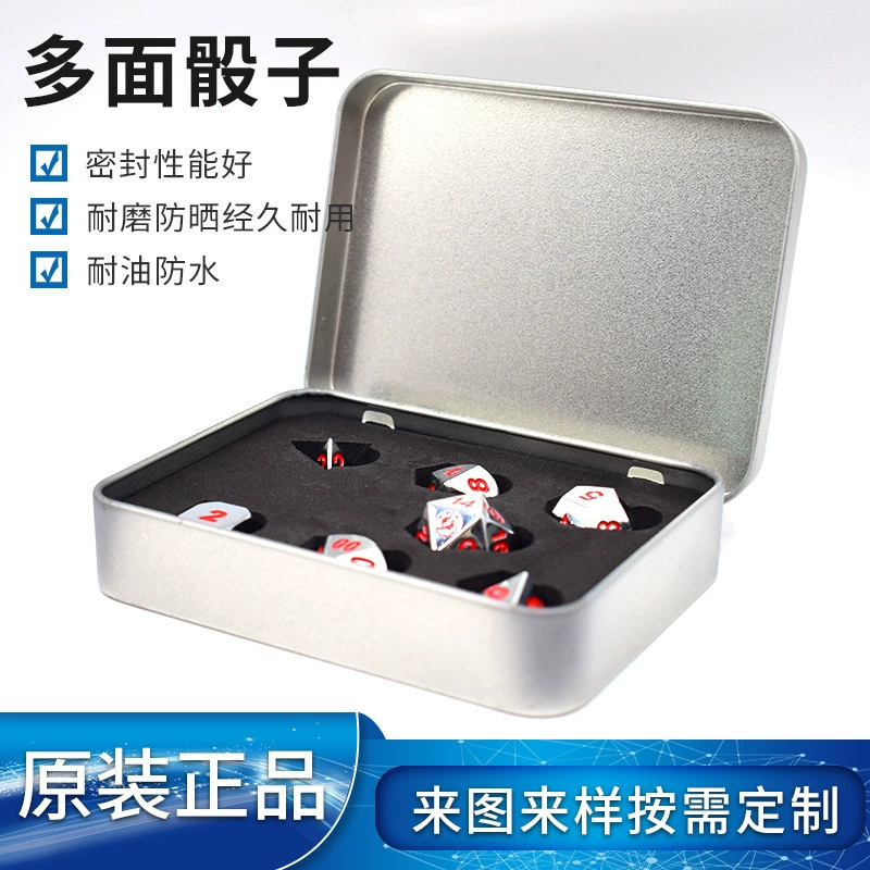 Металл Твердый аппаратный костюм Dice Csulu Настольная игра Многосторонние кости Изготовление украшений Ювелирные изделия Аппаратные кости