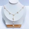 Starry sky from pearl, advanced copper metal necklace, light luxury style, high-quality style