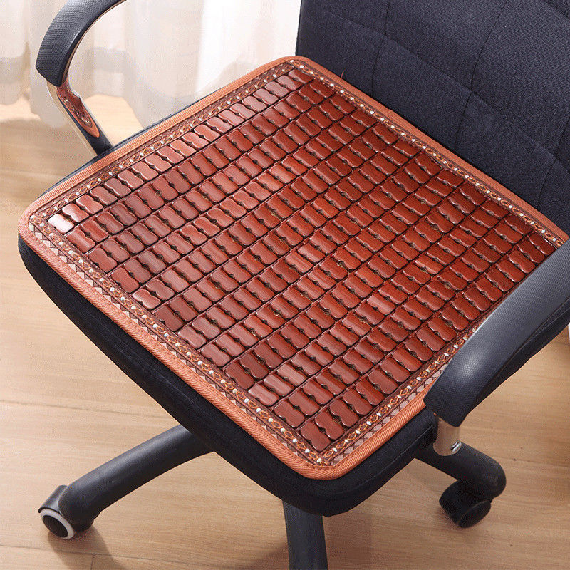 坐垫凳子凉席夏季椅子麻将竹垫透气办公室凳学生餐椅汽车用冰座垫