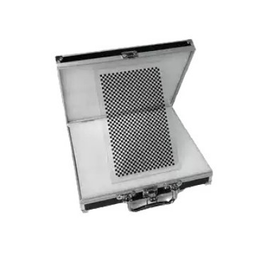 고정밀 0.5UM 교정 보드 바둑판 광학 교정 보드 기계 비전 그리드 유리 교정 보드