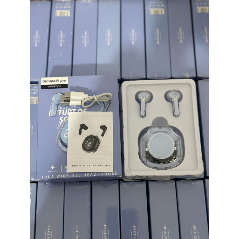 TK cargo transparente segunda generación Air39 auriculares Bluetooth transparente generación Air31 cristal pantalla digital cápsula inalámbrica