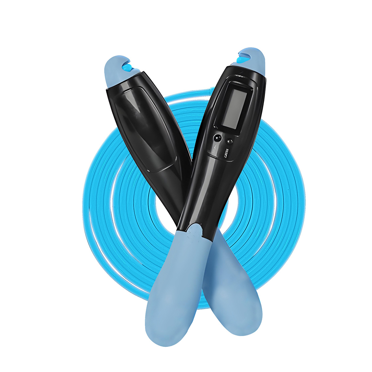 전자계수 줄넘기(검은색 파란색)