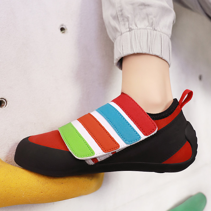 Children's rock climbing shoes, professional climbing training shoes, indoor bouldering shoes, boys' and girls' outdoor non-slip sports shoes, rock shoes