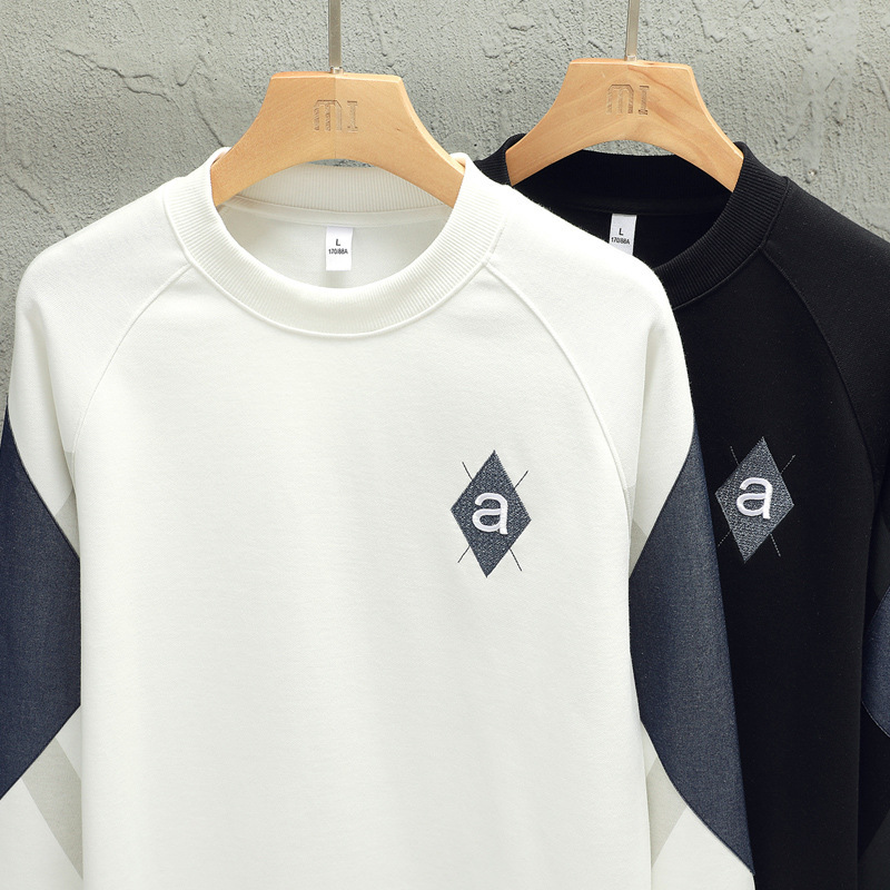 Rundhalspullover für Frühling und Herbst, neues Bottoming-Shirt, langärmeliges Oberteil, locker sitzendes Casual-Modelabel_voghion.com