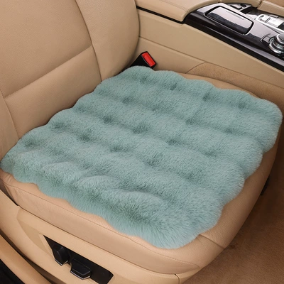 car seat single piece car | Wool pad - matcha-green-front-row-single-piece