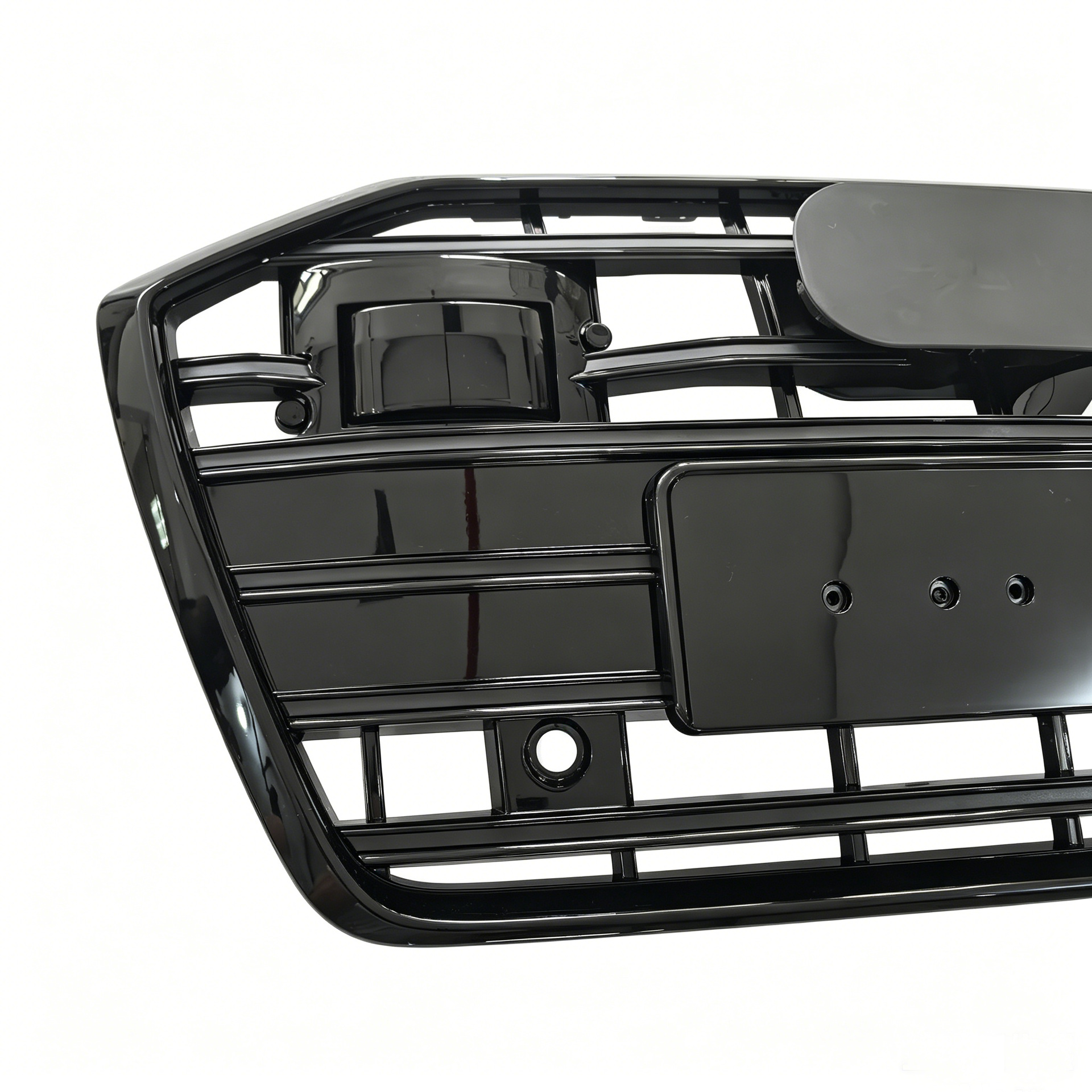 Applicable to 2019-2023 Audi A6 C8 modified S6 front bumper center grid ACC C8PA grille ventilation cover
