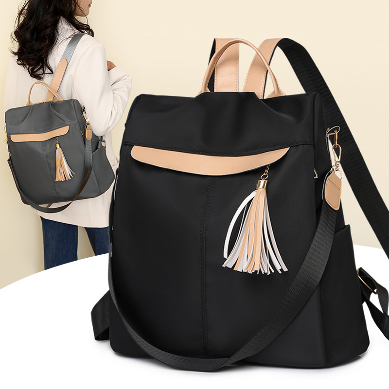 Mochila para mujer 2024 nueva moda casual para mujer mochila antirrobo Europa y América mochila de viaje transpirable ligera y versátil